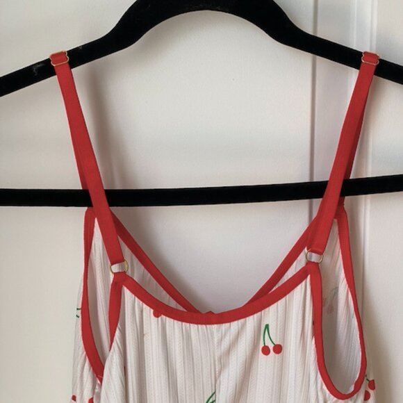 Coquette/Babydoll Cherry Print Slip Dress - Picture 6 of 6